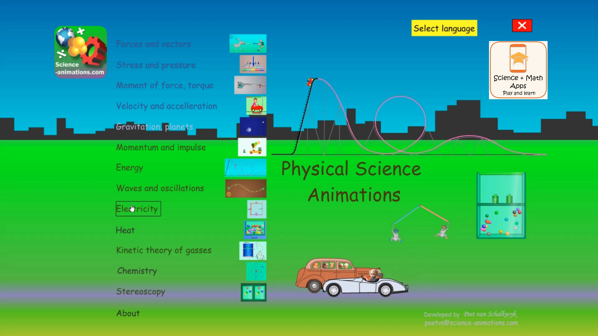 Physics apps animations for High School students Physics apps animations for High School students